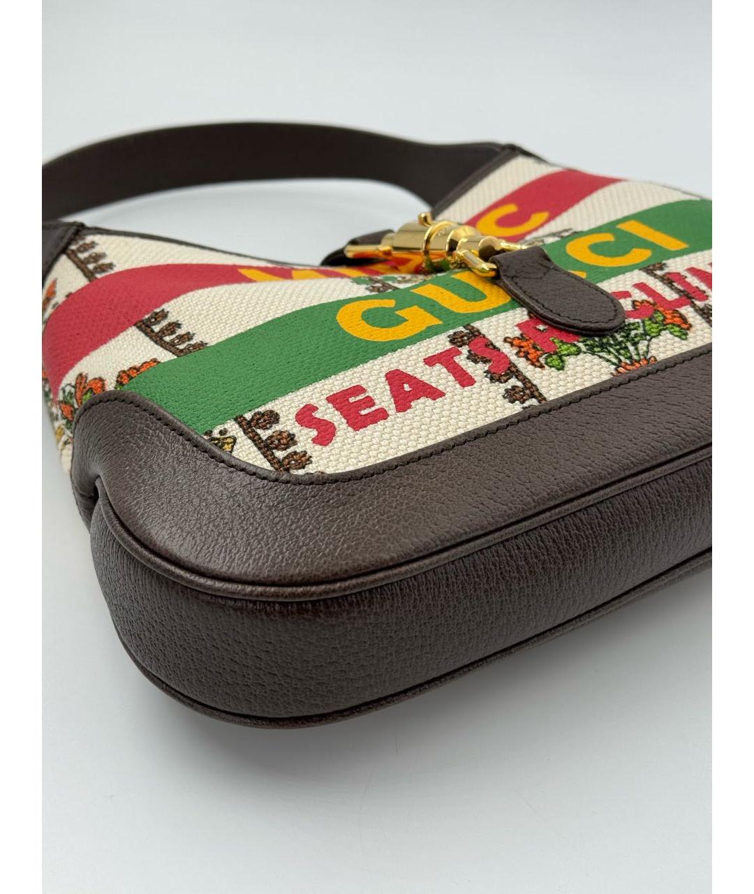 GUCCI Мульти тканевая сумка с короткими ручками, фото 7
