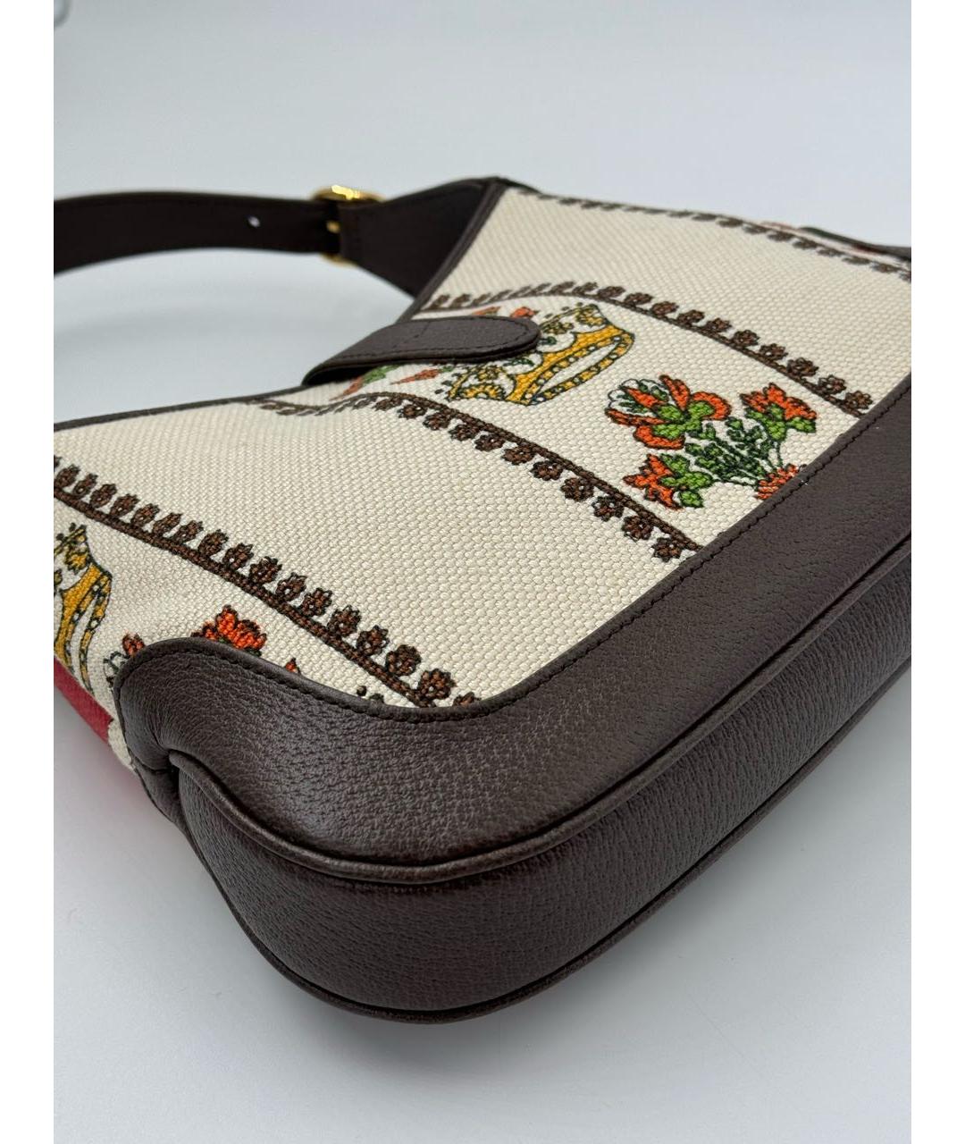 GUCCI Мульти тканевая сумка с короткими ручками, фото 6