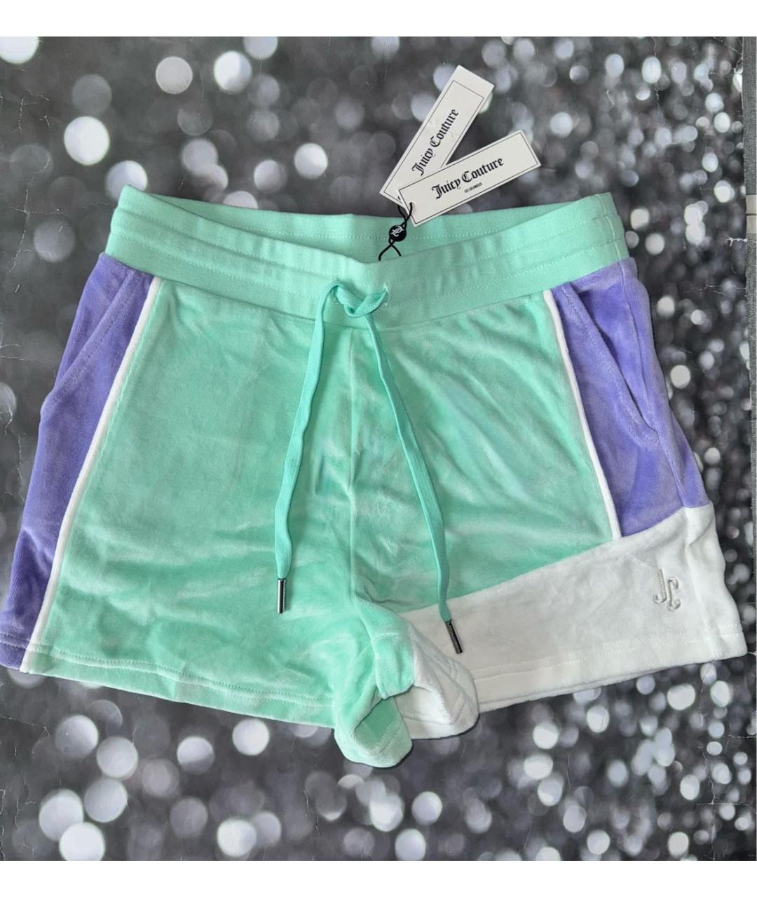 JUICY COUTURE Мульти полиэстеровые шорты, фото 8