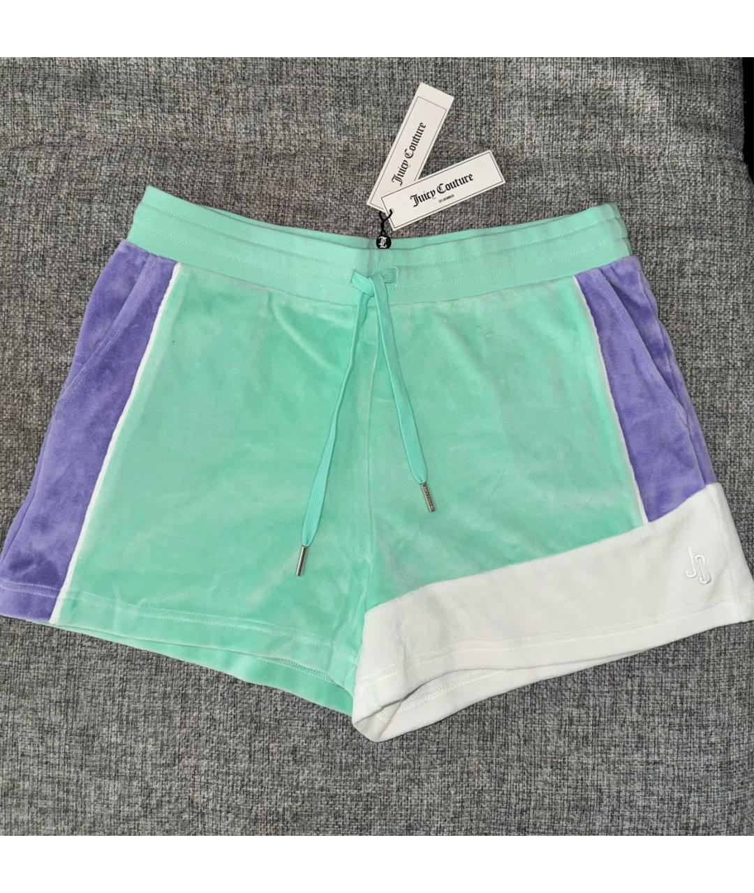 JUICY COUTURE Мульти полиэстеровые шорты, фото 7