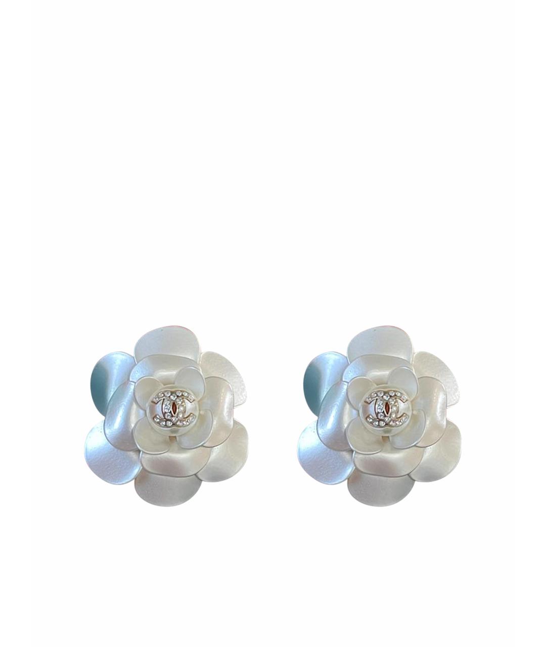 CHANEL Серебряные серьги, фото 1