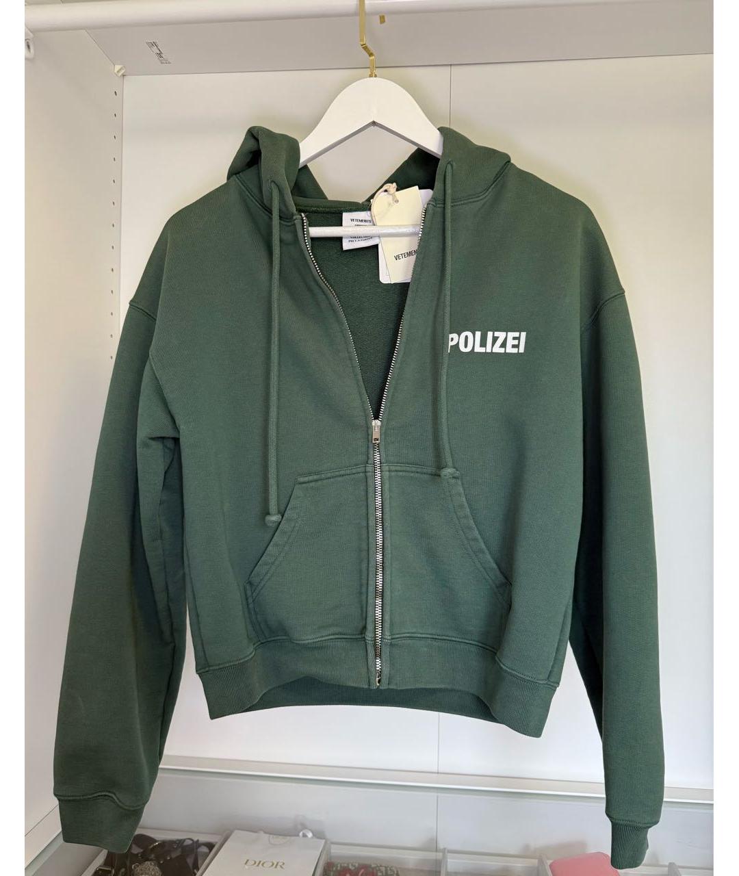 VETEMENTS Зеленый хлопковый спортивные костюмы, фото 9