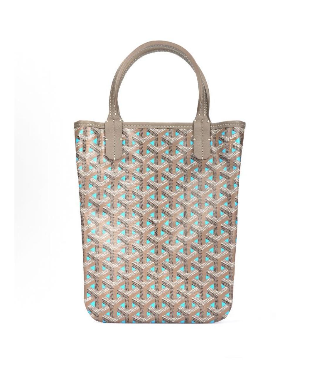 GOYARD Бежевая кожаная сумка через плечо, фото 5