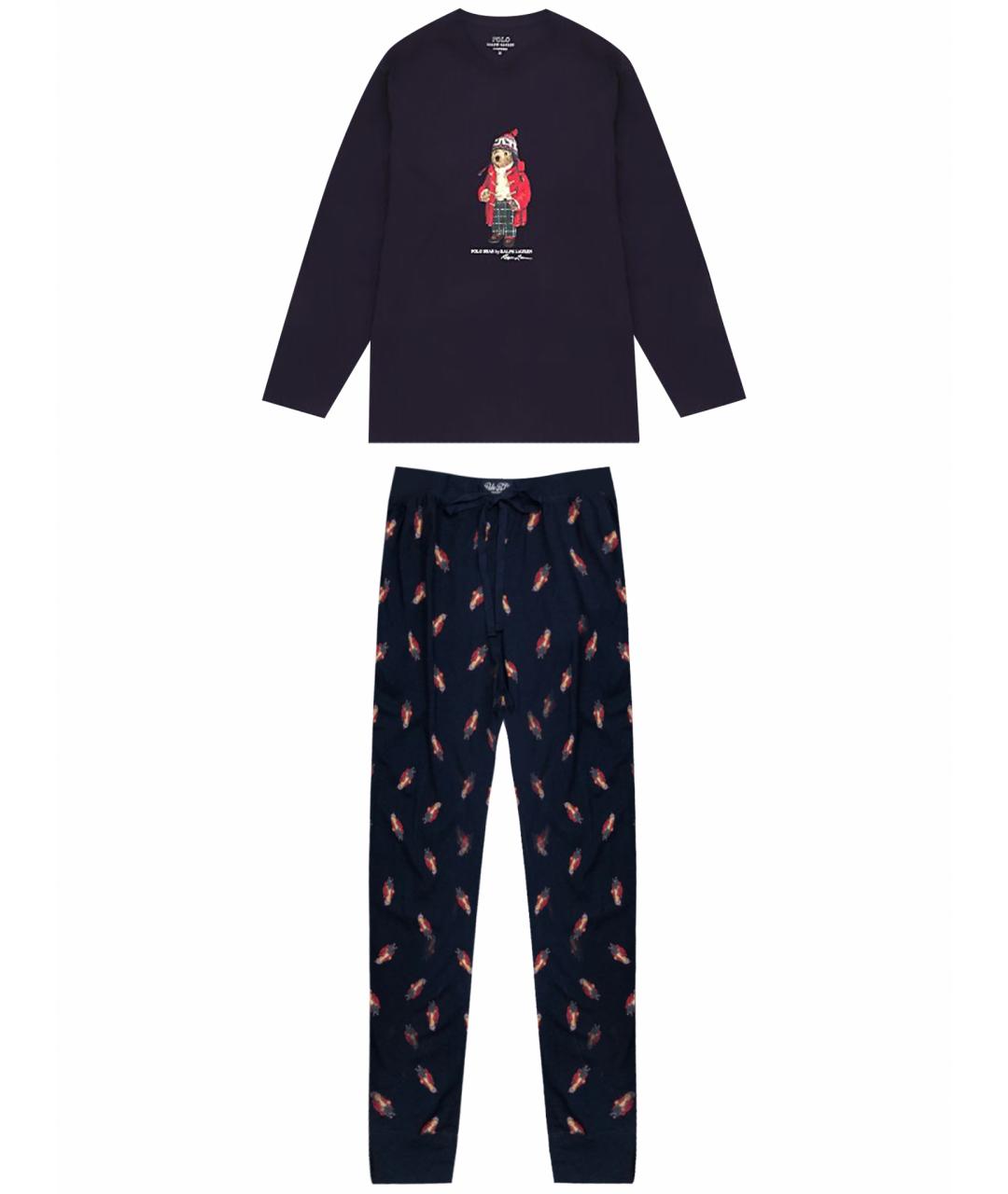 POLO RALPH LAUREN Темно-синяя пижама, фото 1