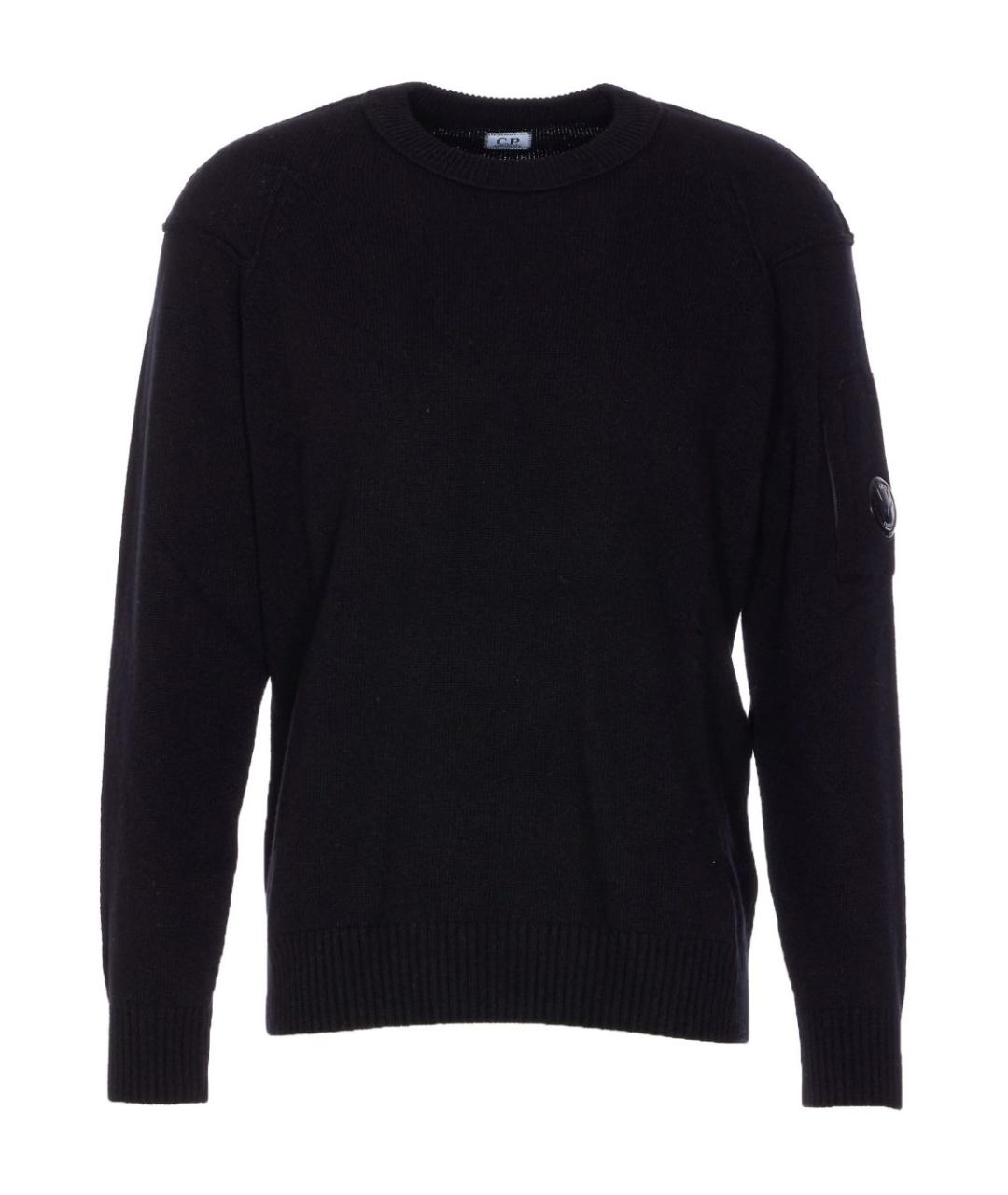 CP COMPANY Черный шерстяной джемпер / свитер, фото 4