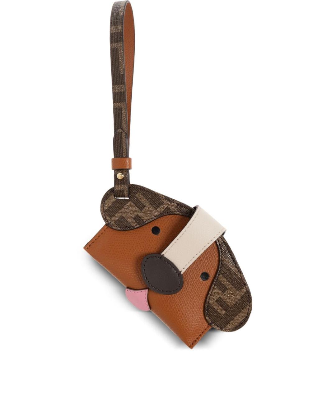 FENDI Коричневый кожаный кошелек, фото 1