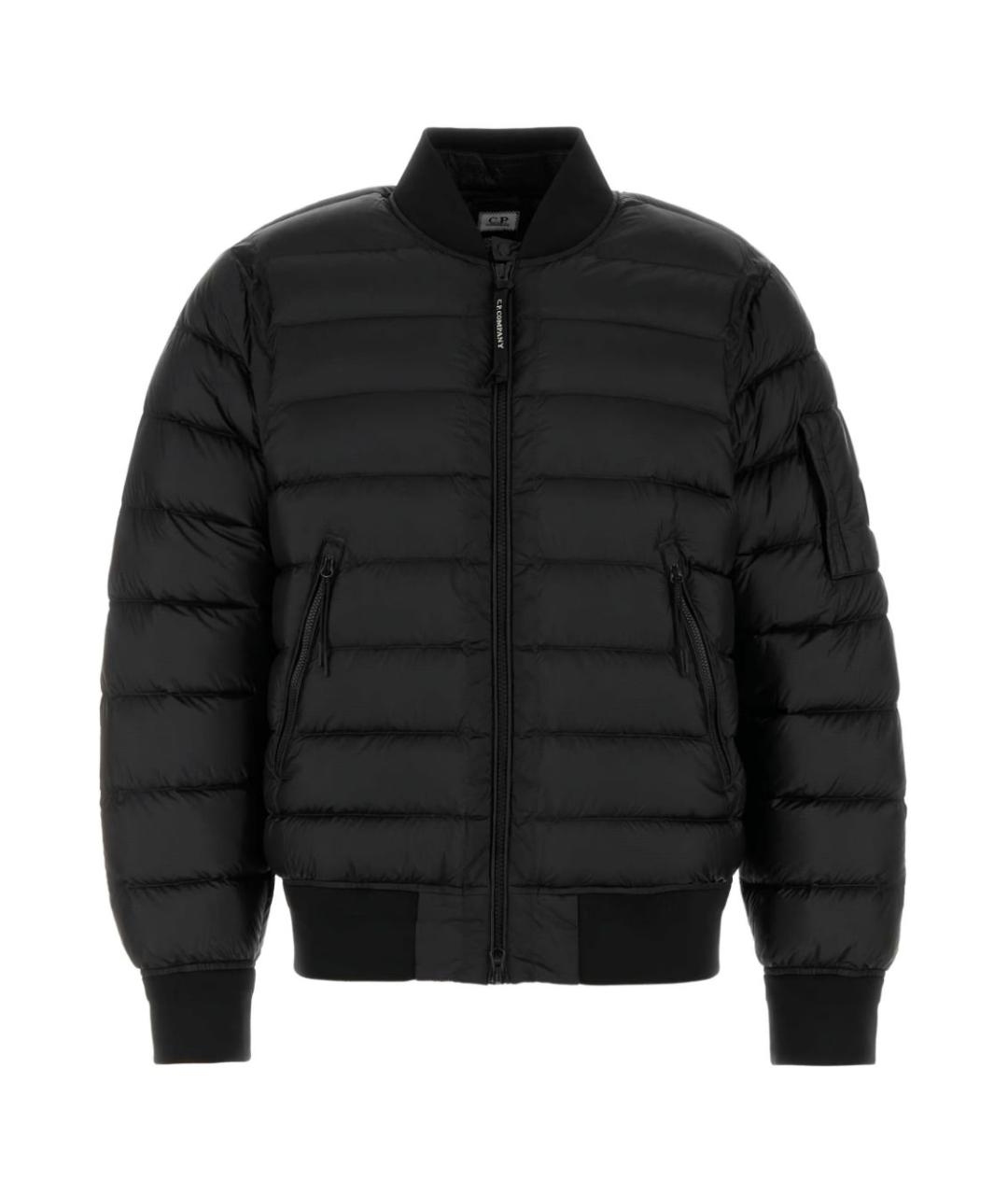 CP COMPANY Черная полиэстеровая куртка, фото 1