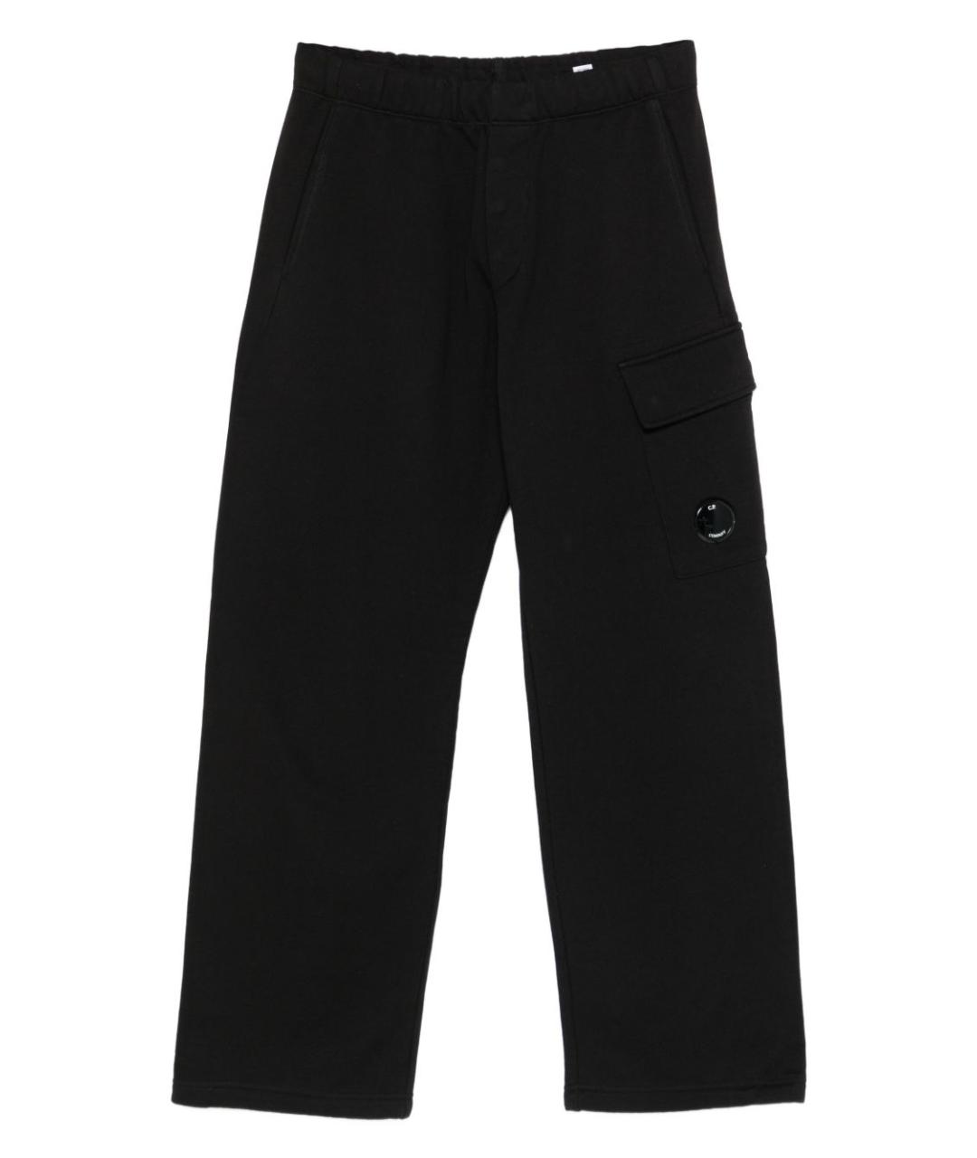 CP COMPANY Черные хлопковые повседневные брюки, фото 1