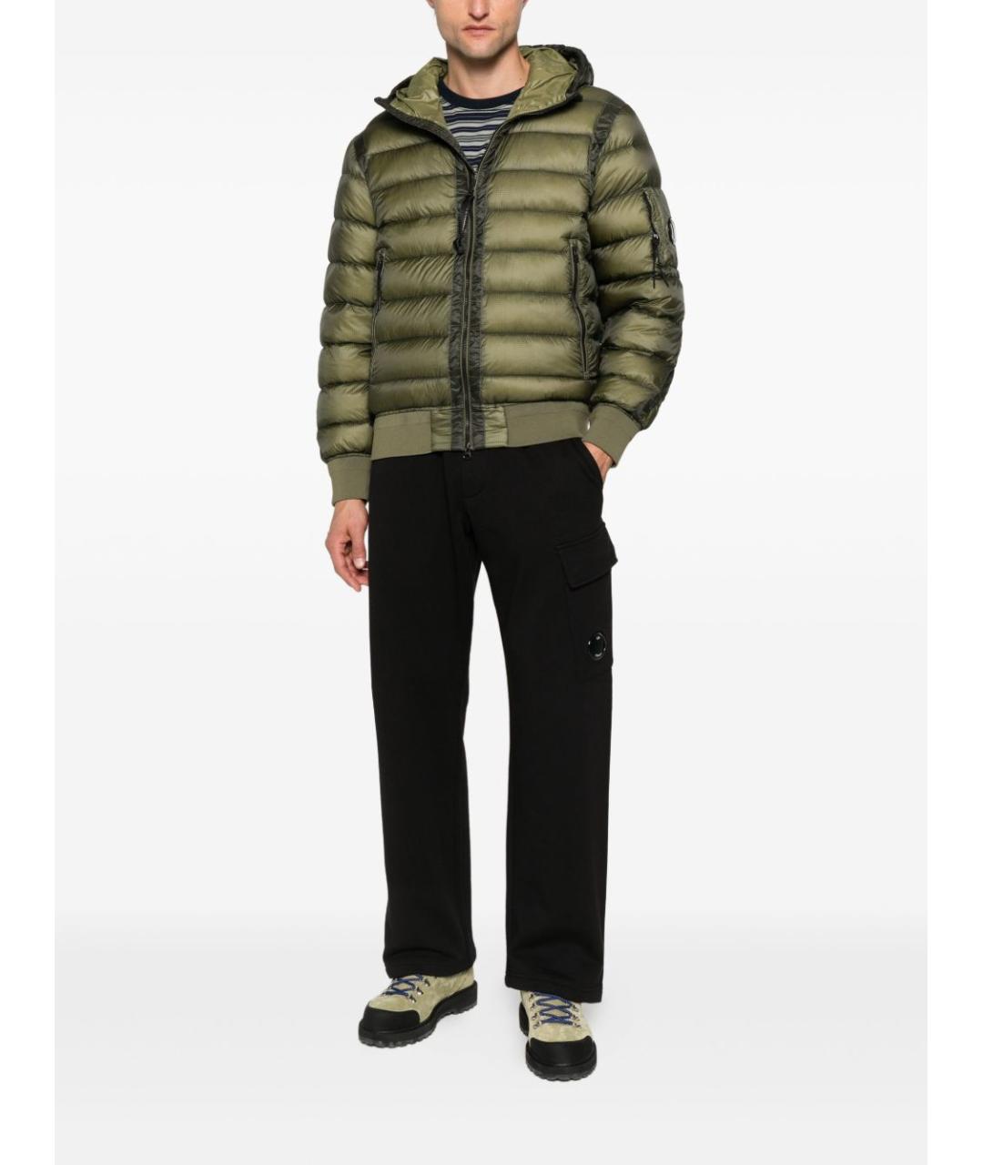CP COMPANY Черные хлопковые повседневные брюки, фото 4