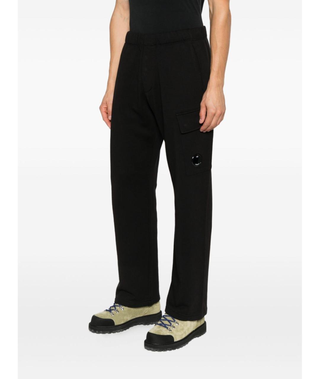 CP COMPANY Черные хлопковые повседневные брюки, фото 2