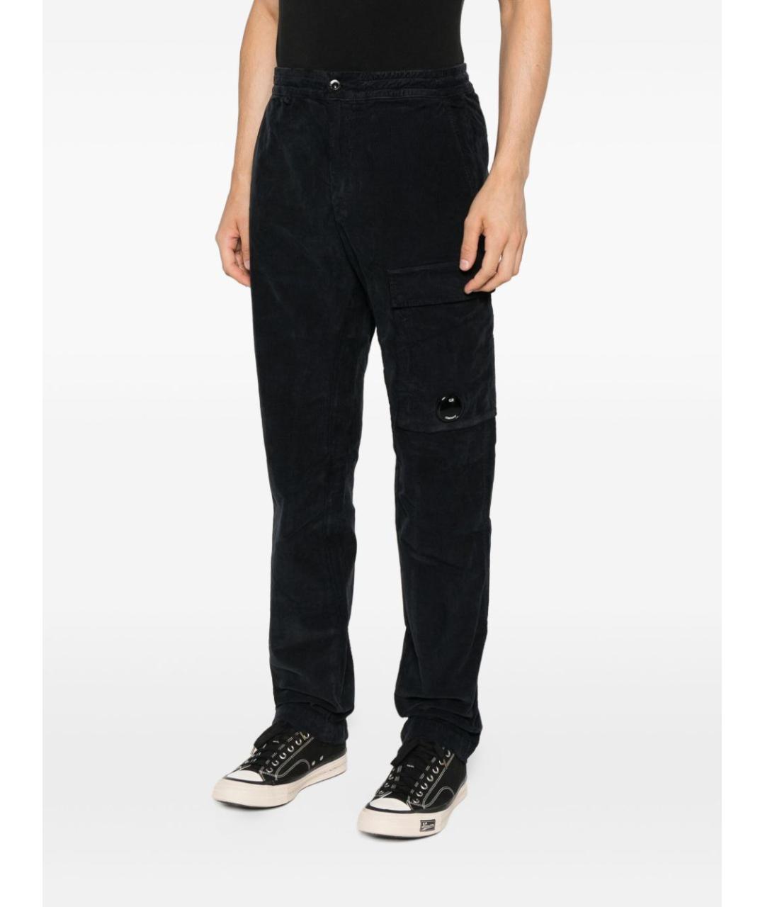 CP COMPANY Синие хлопковые повседневные брюки, фото 2