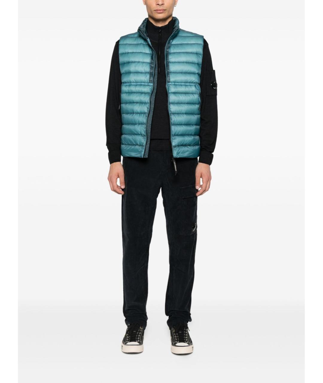 CP COMPANY Синие хлопковые повседневные брюки, фото 3