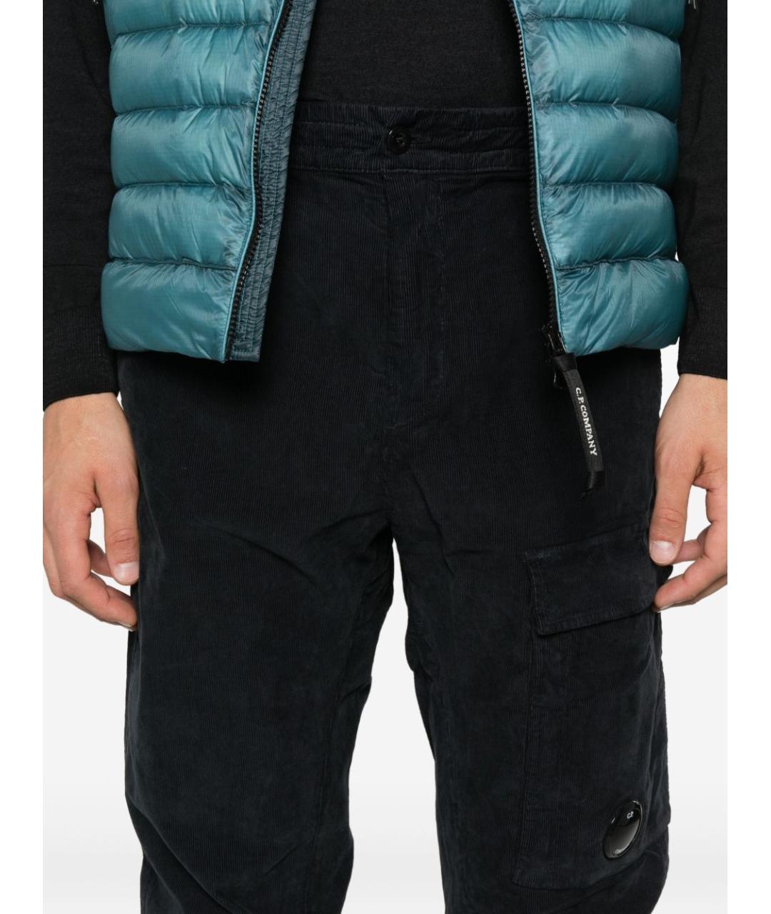 CP COMPANY Синие хлопковые повседневные брюки, фото 5