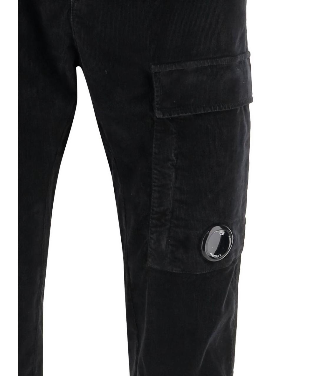CP COMPANY Черные хлопковые повседневные брюки, фото 3