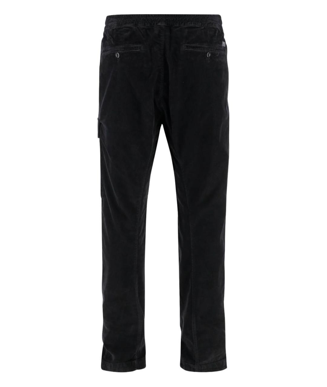 CP COMPANY Черные хлопковые повседневные брюки, фото 2