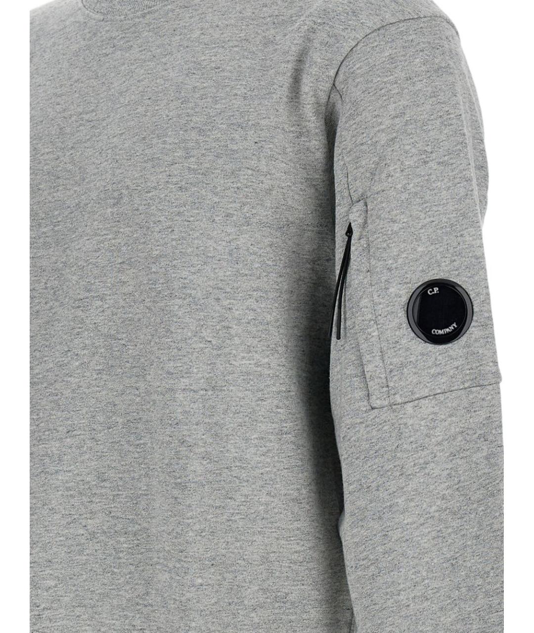 CP COMPANY Серый хлопковый джемпер / свитер, фото 3