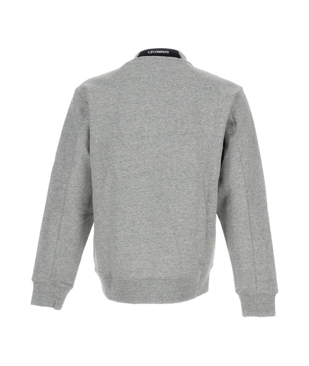 CP COMPANY Серый хлопковый джемпер / свитер, фото 2