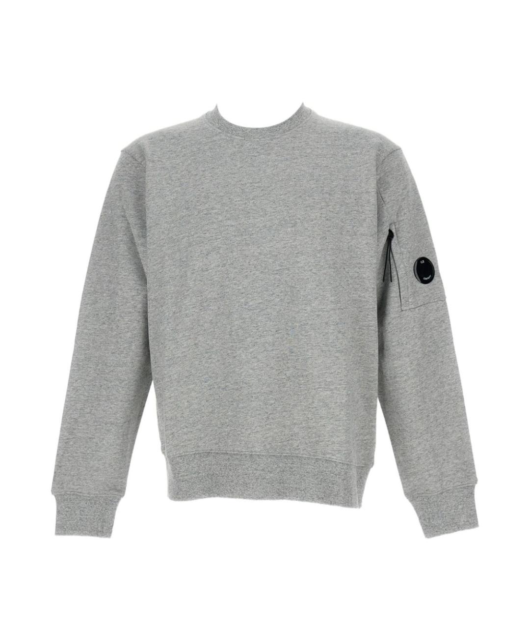 CP COMPANY Серый хлопковый джемпер / свитер, фото 1