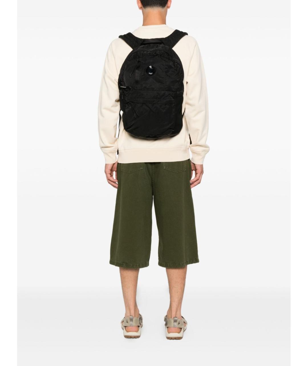 CP COMPANY Черный синтетический рюкзак, фото 4