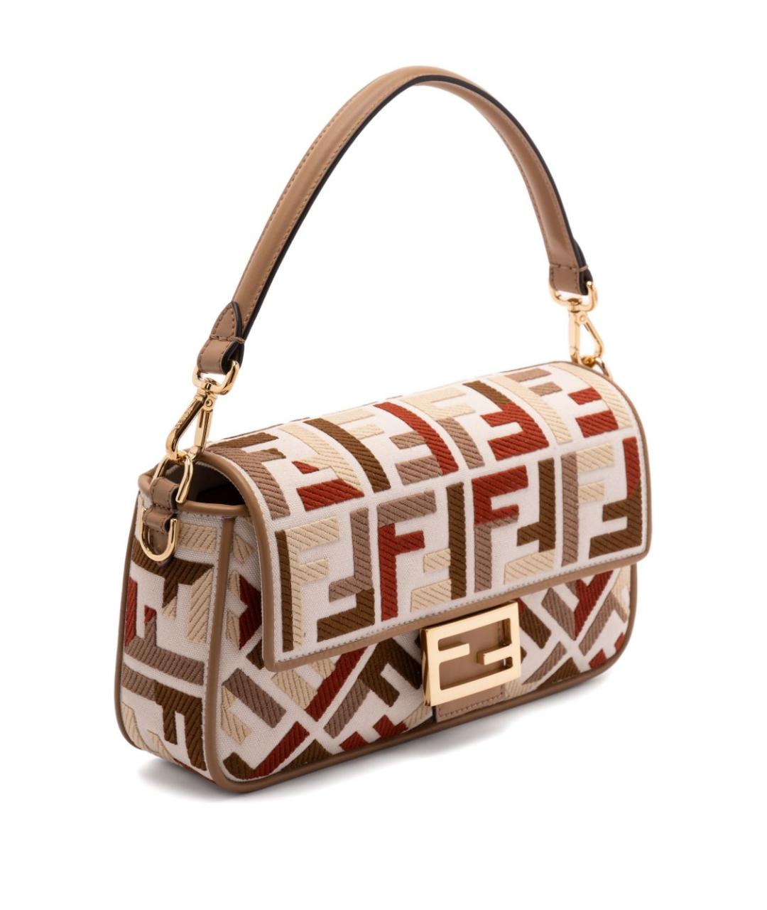 FENDI Мульти жаккардовая сумка через плечо, фото 3