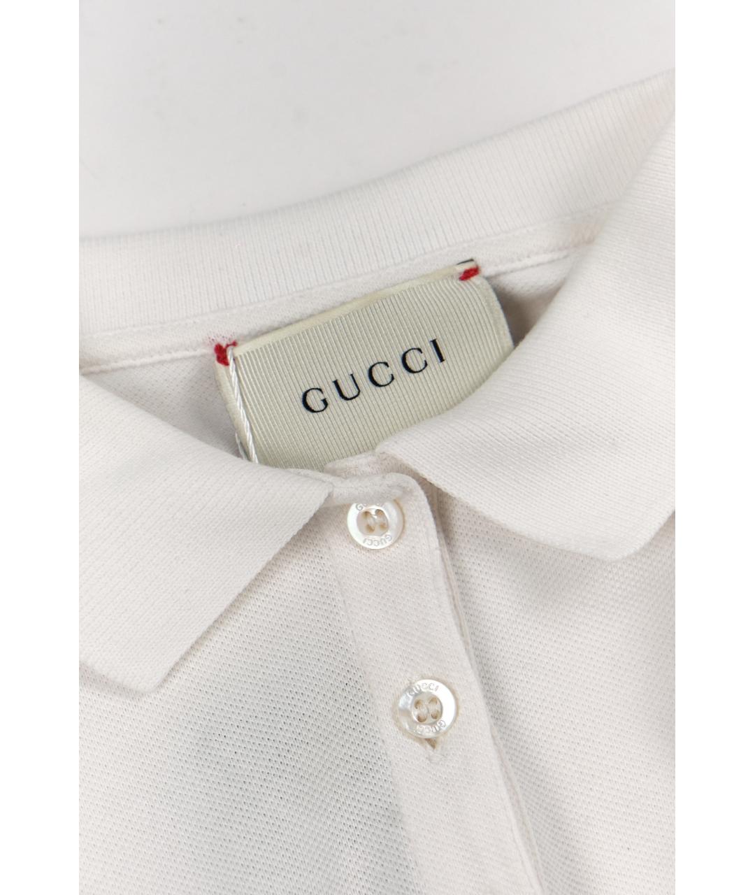 GUCCI KIDS Белый хлопковый детская футболка / топ, фото 3