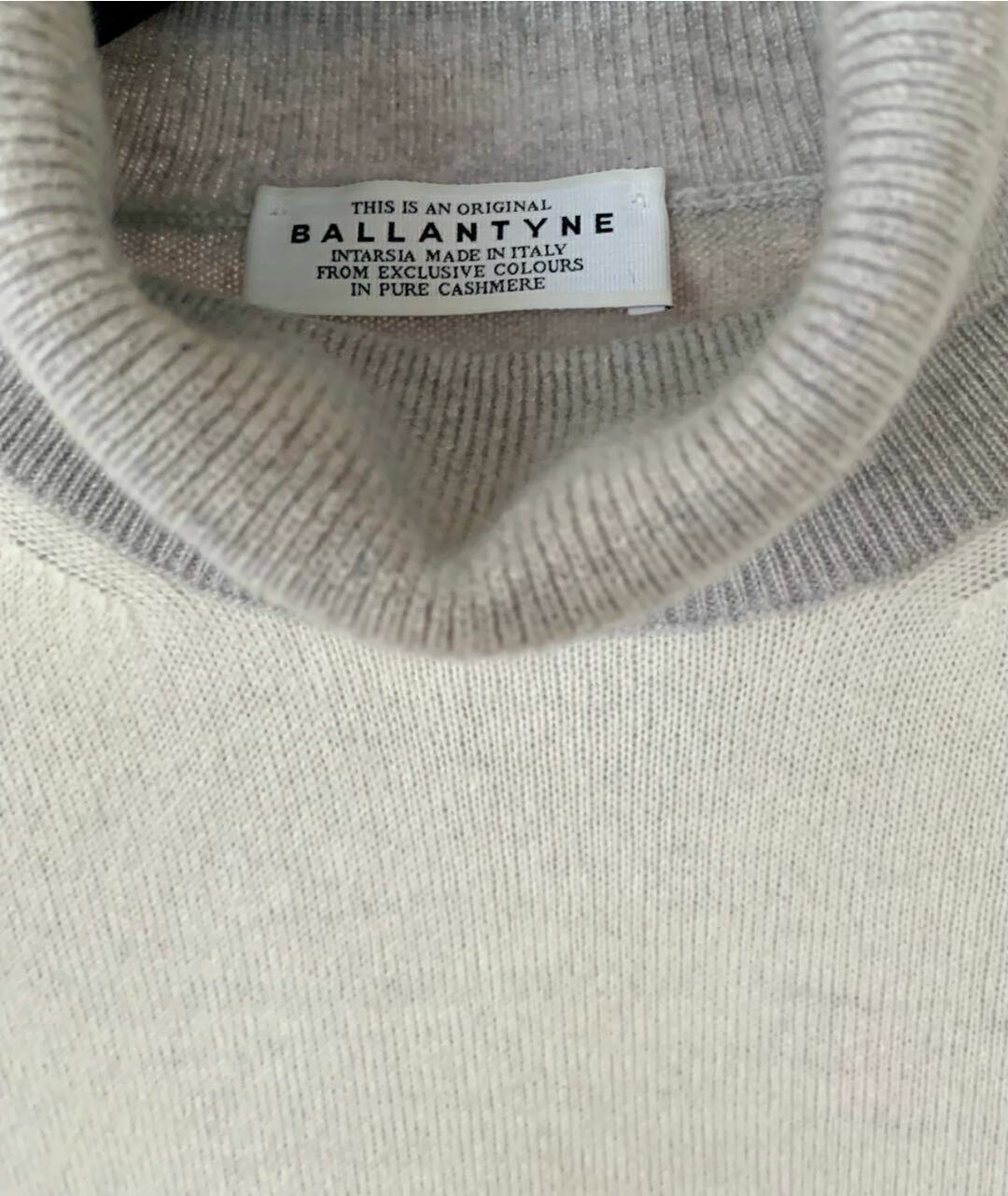 BALLANTYNE Серый кашемировый джемпер / свитер, фото 5