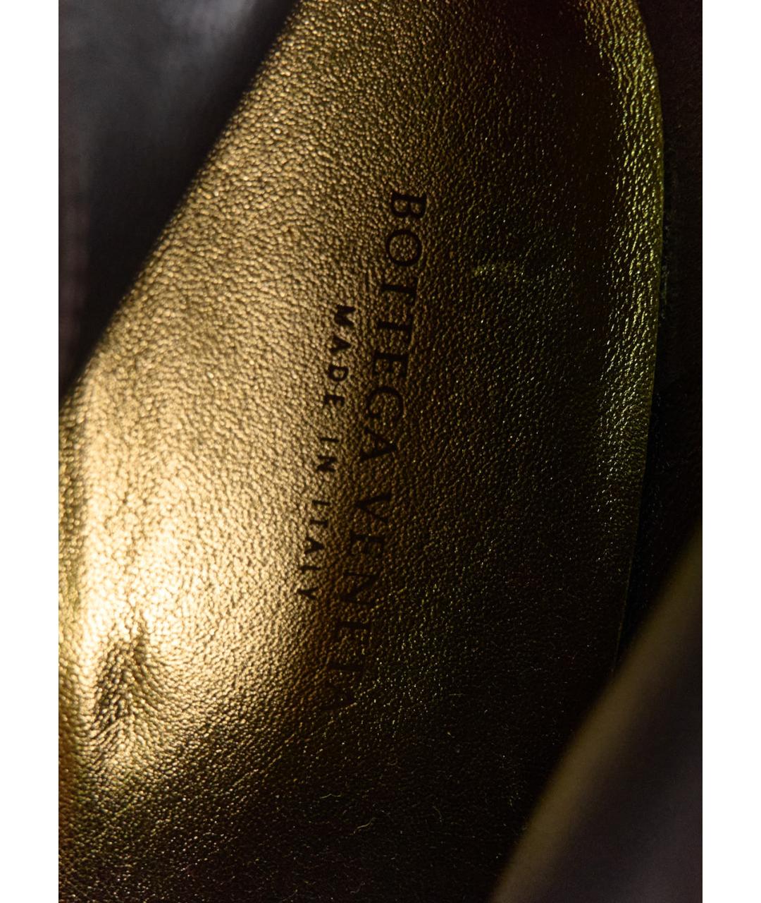 BOTTEGA VENETA Коричневые замшевые ботильоны, фото 5