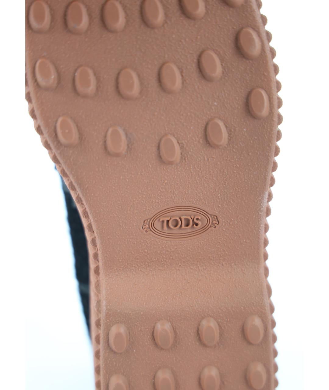 TOD'S Черные полусапоги, фото 5