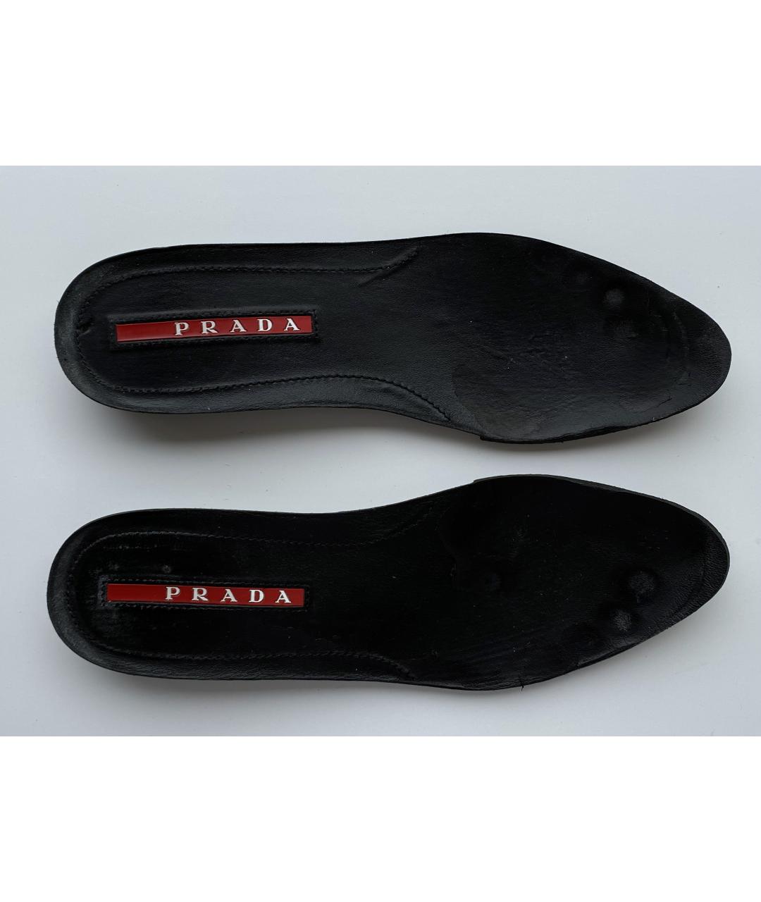 PRADA Черные кеды из лакированной кожи, фото 8