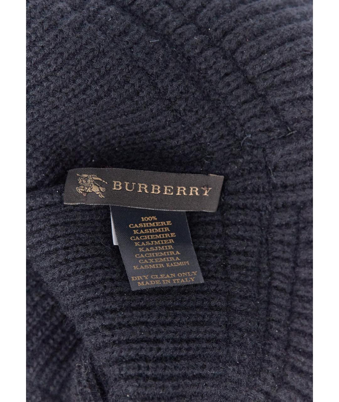 BURBERRY Черная кашемировая панама, фото 3