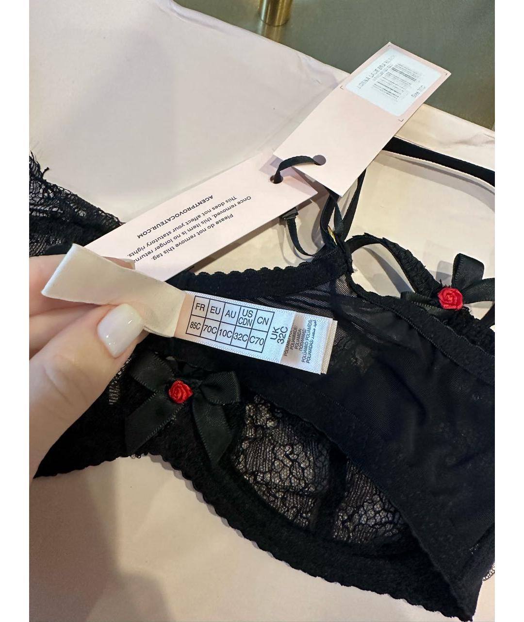 AGENT PROVOCATEUR Черный бюстгалтеры, фото 4