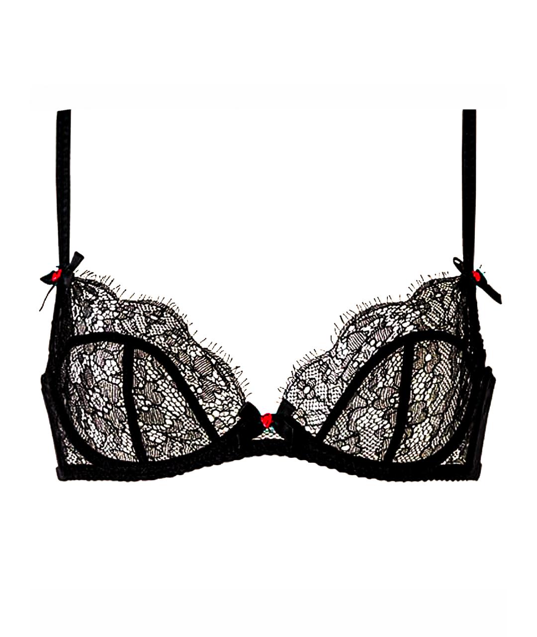 AGENT PROVOCATEUR Черный бюстгалтеры, фото 1
