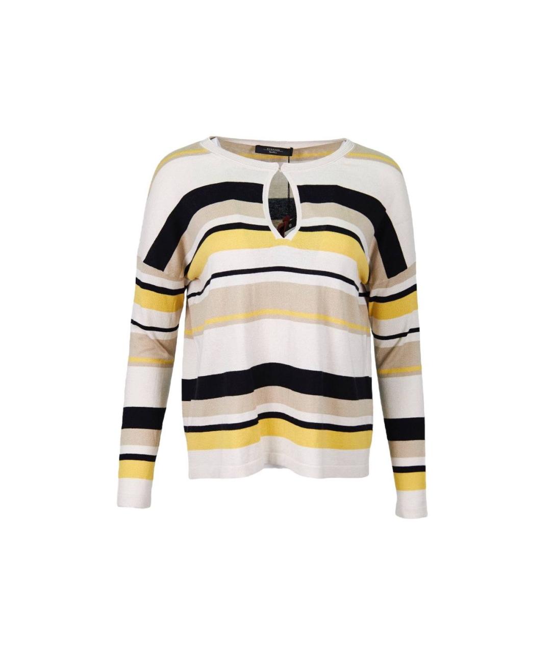 WEEKEND MAX MARA Мульти шелковый джемпер / свитер, фото 1