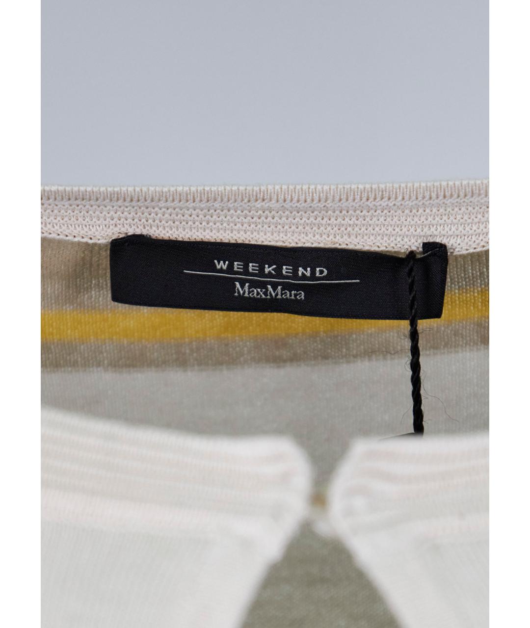 WEEKEND MAX MARA Мульти шелковый джемпер / свитер, фото 3