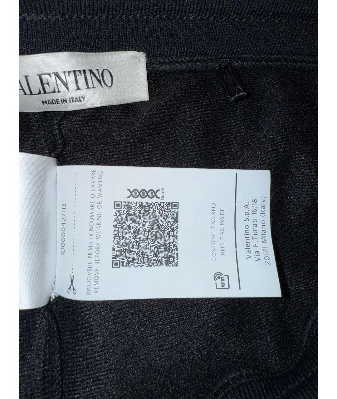 VALENTINO Темно-синие вискозные спортивные брюки и шорты, фото 8