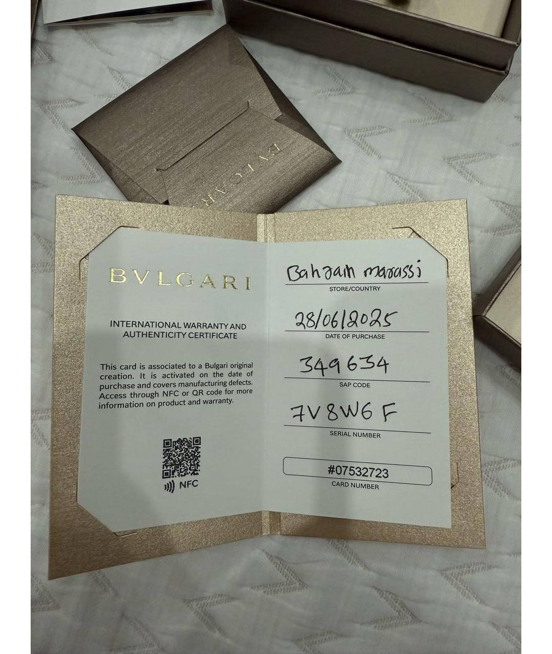 BVLGARI Черная серебряная подвеска, фото 5