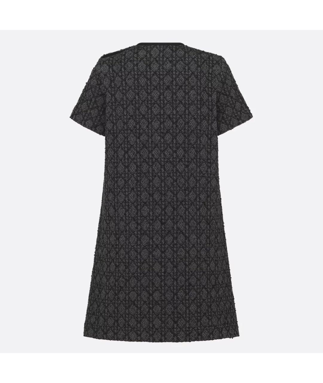 CHRISTIAN DIOR Серое твидовое платье, фото 6