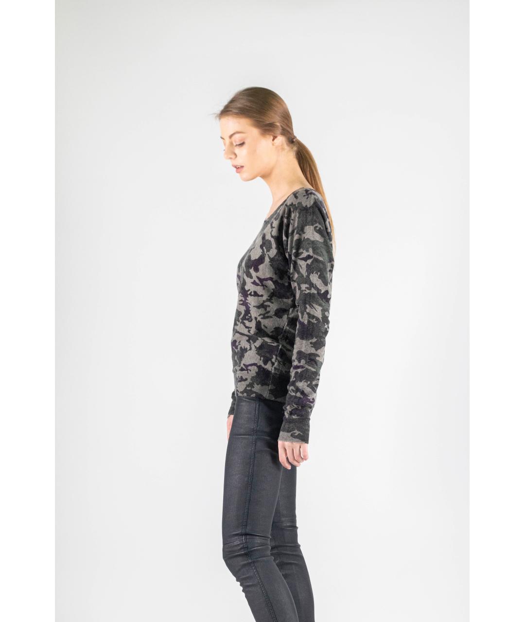 ZADIG & VOLTAIRE Серый кашемировый джемпер / свитер, фото 6