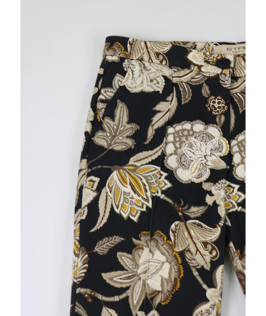 ETRO Мульти хлопковые прямые брюки, фото 5