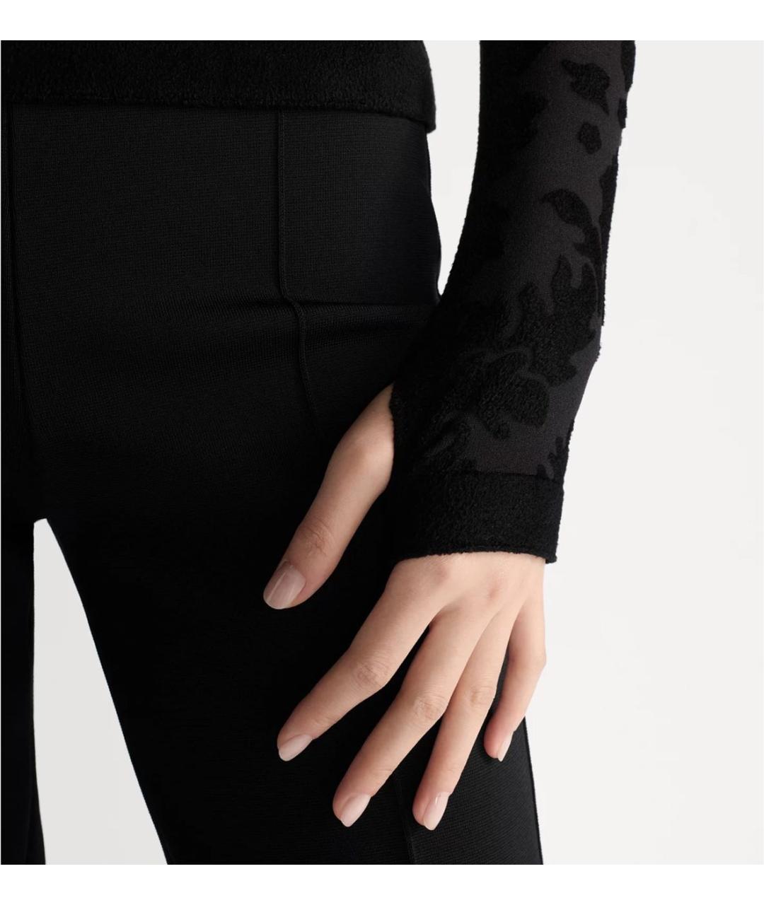 CHRISTIAN DIOR Черная вискозная водолазка, фото 5