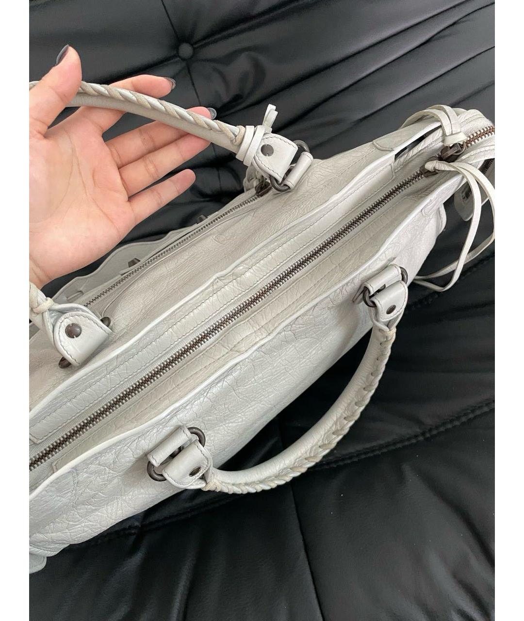 BALENCIAGA Кожаная сумка тоут, фото 5