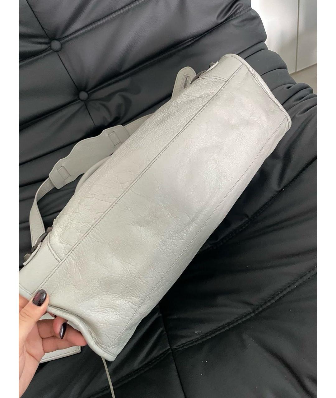 BALENCIAGA Кожаная сумка тоут, фото 4