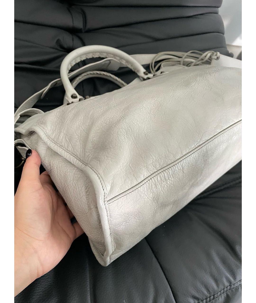 BALENCIAGA Кожаная сумка тоут, фото 8