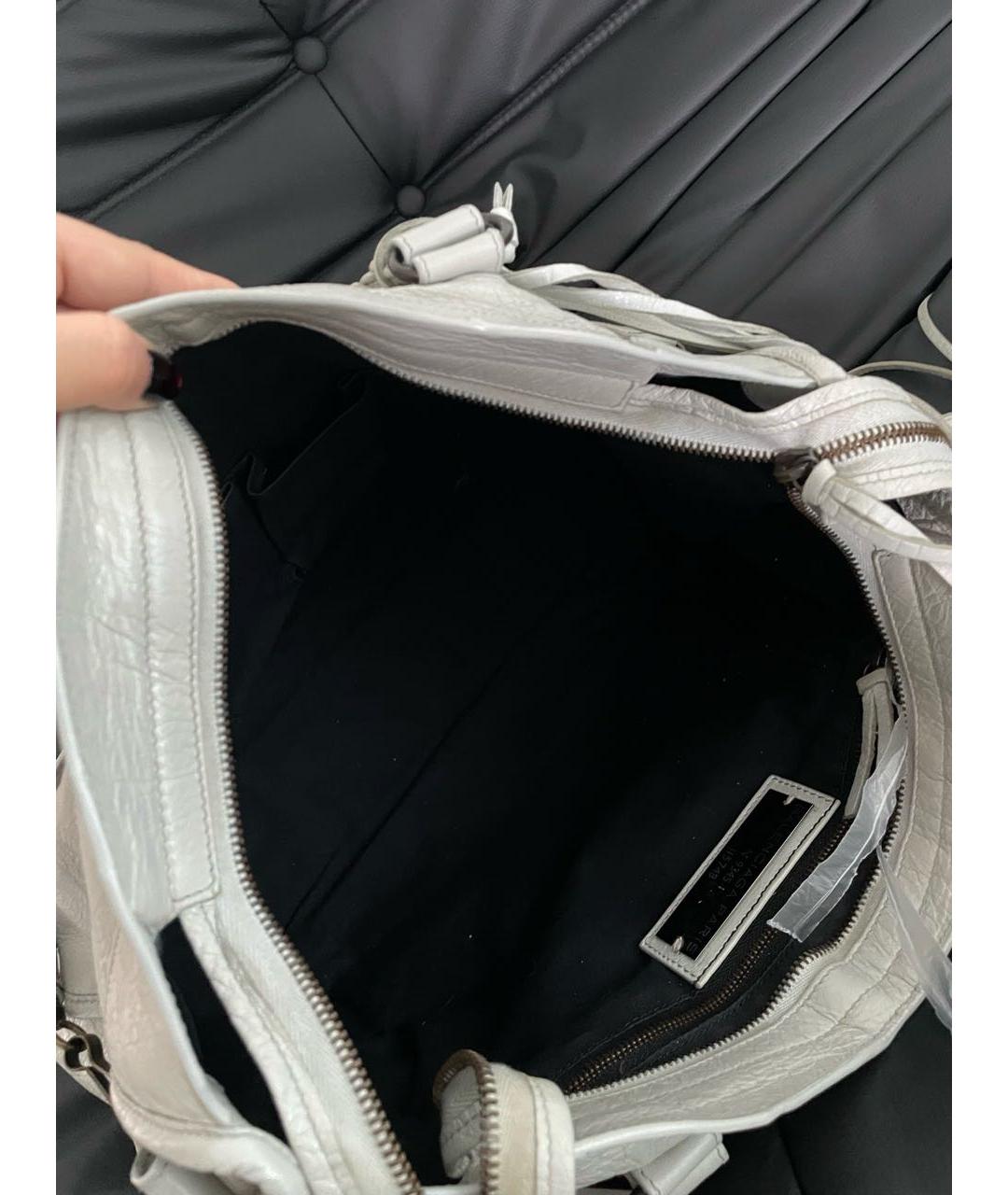 BALENCIAGA Кожаная сумка тоут, фото 7