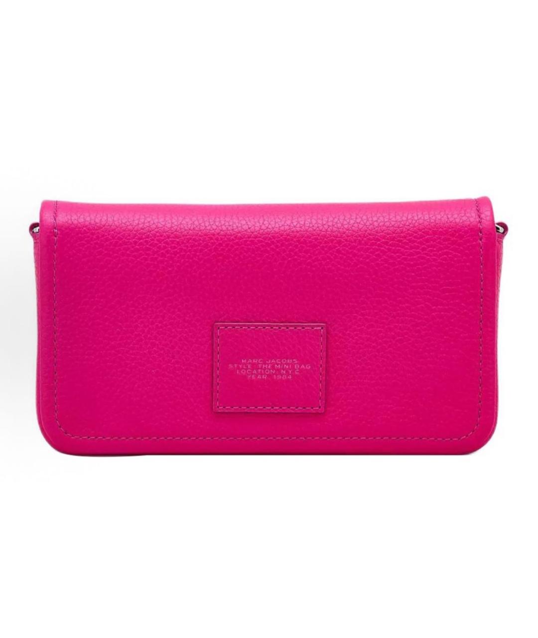 MARC JACOBS Фуксия кожаная сумка через плечо, фото 3