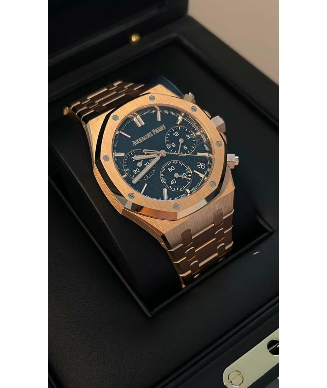 Audemars Piguet Синие часы из розового золота, фото 3