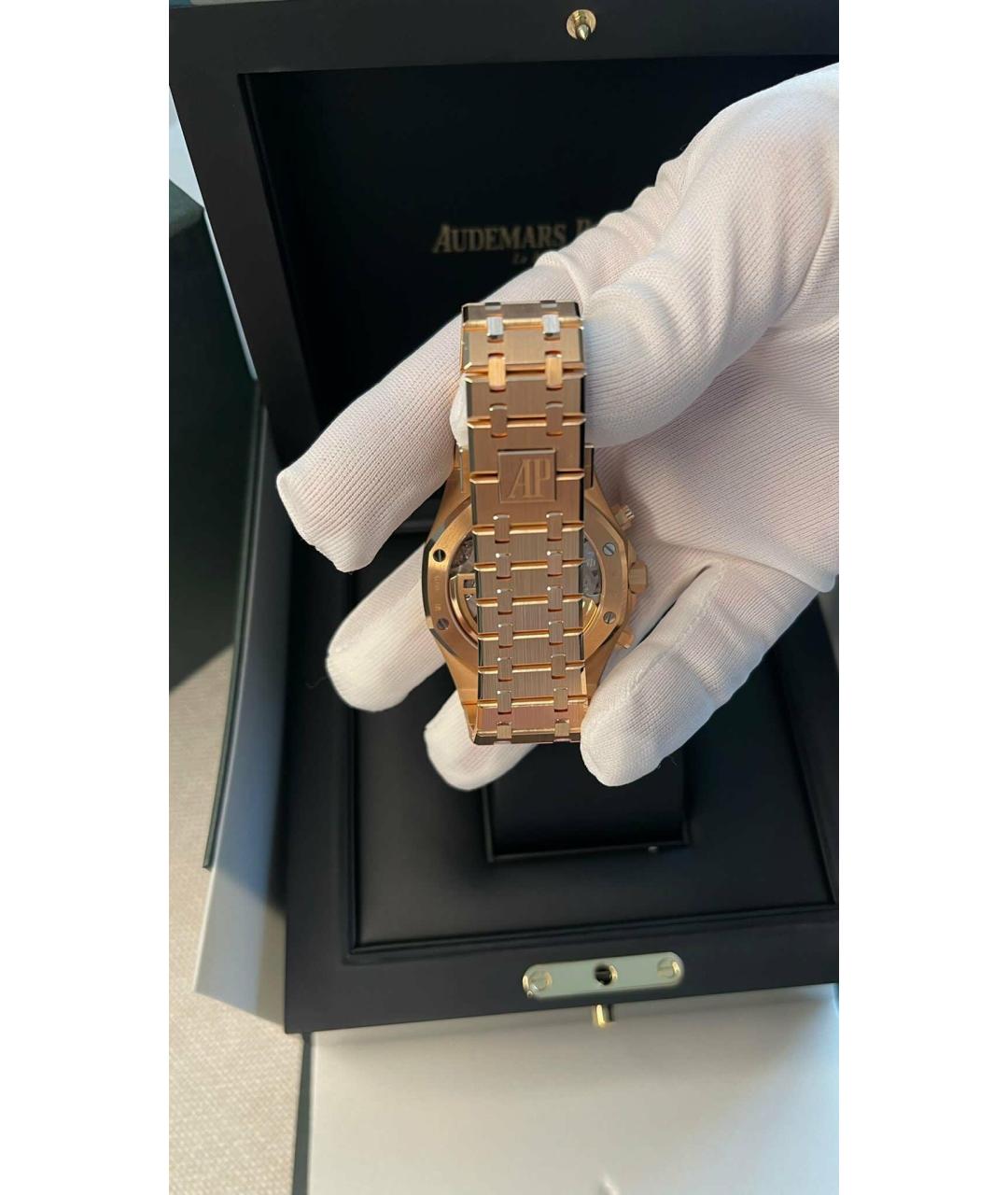 Audemars Piguet Синие часы из розового золота, фото 5