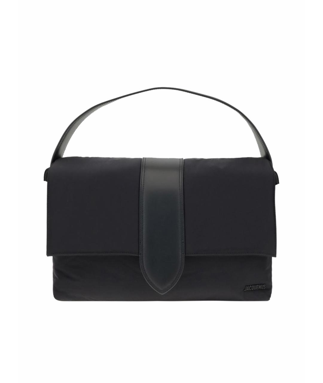 JACQUEMUS Черная синтетическая сумка на плечо, фото 1
