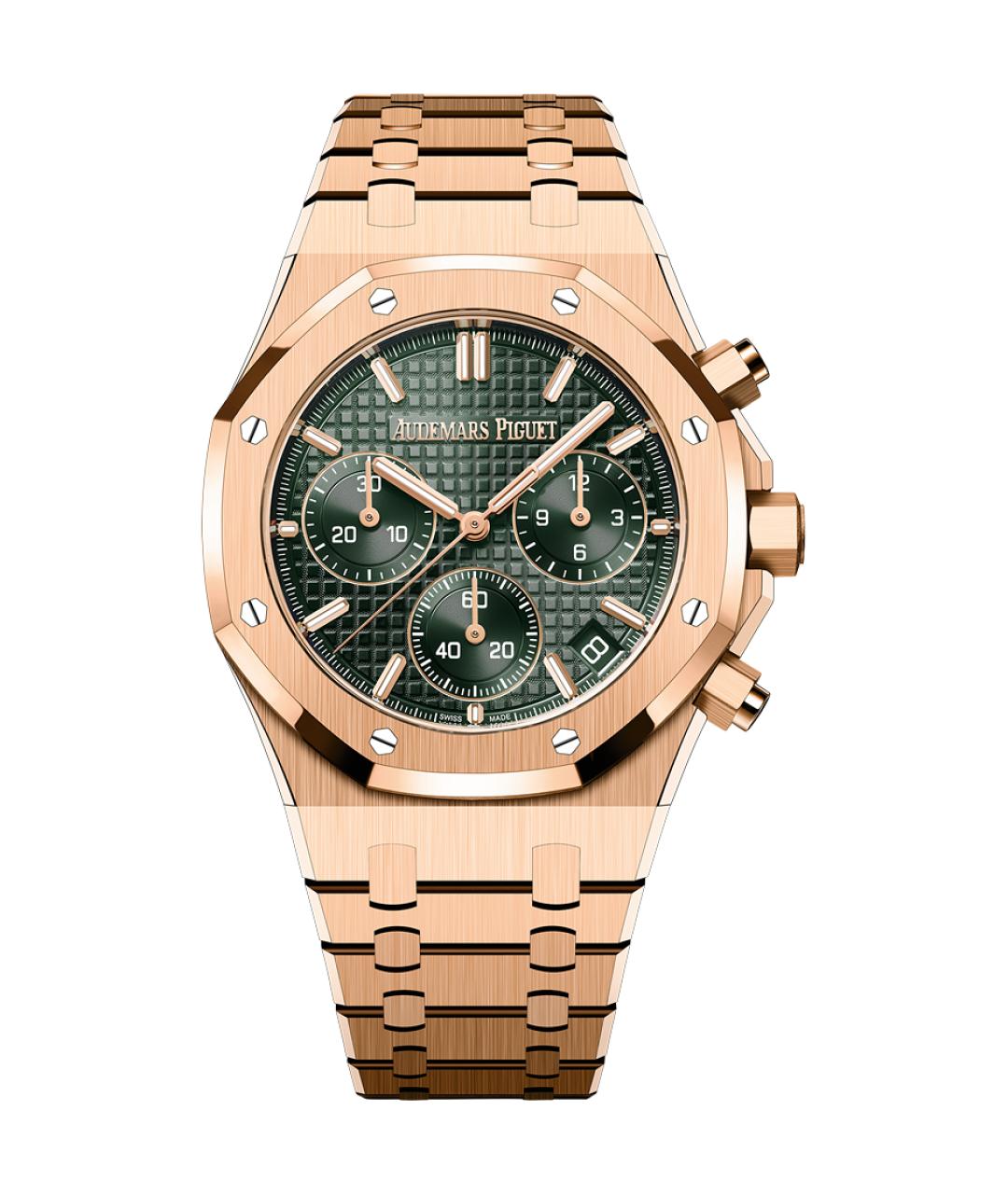 Audemars Piguet Зеленые часы из розового золота, фото 1