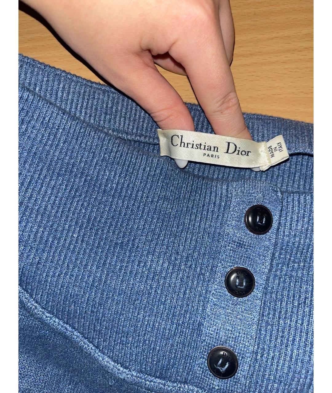 CHRISTIAN DIOR Темно-синие шорты, фото 3